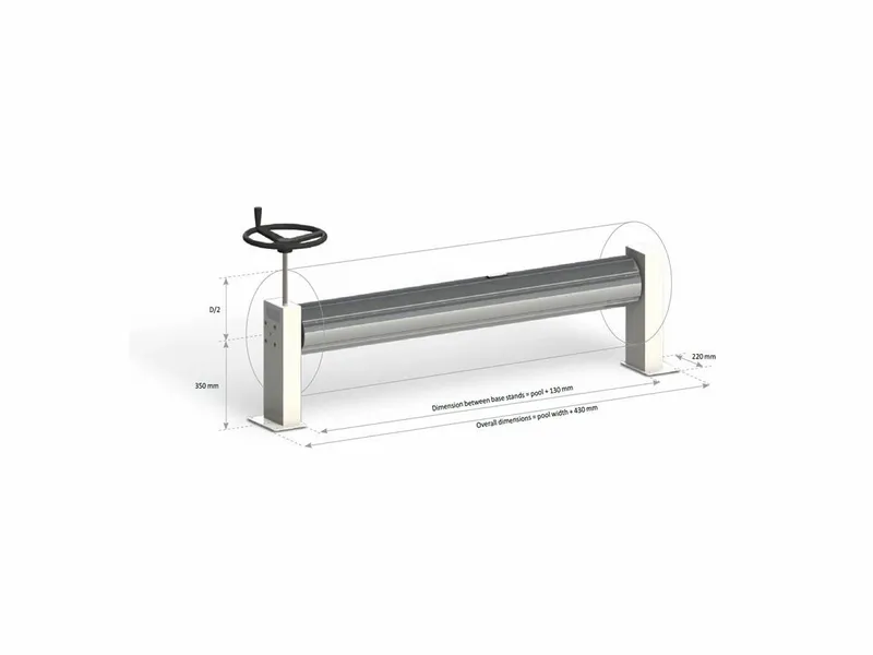 Manu Handmatig Oprolsysteem - Tot 4,5 Meter - Wit 2 Manu Handmatig Oprolsysteem - Tot 4,5 Meter - Wit - Afbeelding 2