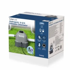 Bestway Zoutwatersysteem (max 22.712 Liter) 13 Bestway Zoutwatersysteem (max 22.712 Liter) -Aanbiedingen Zwembad Schoon Winkel 1900 1900 bestway zoutwatersysteem verpakking