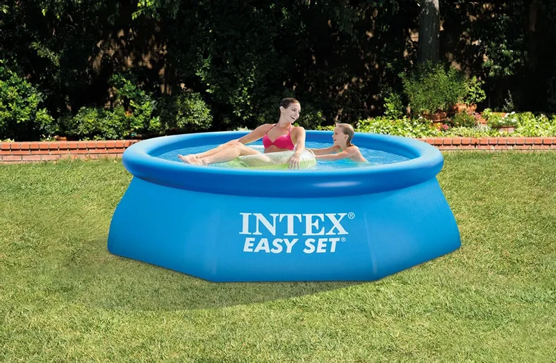 Intex Easy Set Pool - 244 X 61 Cm - Met Filterpomp 2 Intex Easy Set Pool - 244 X 61 Cm - Met Filterpomp - Afbeelding 2