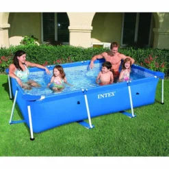 Intex Metal Frame Pool - 220 X 150 X 60 Cm -Aanbiedingen Zwembad Schoon Winkel 28270 02