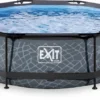 EXIT TOYS EXIT Stone Zwembad - 300 X 76 Cm - Met Filterpomp