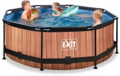 EXIT TOYS EXIT Wood Zwembad - 244 X 76 Cm - Met Filterpomp -Aanbiedingen Zwembad Schoon Winkel 766 1200 exit 30 12 08 10 int 4