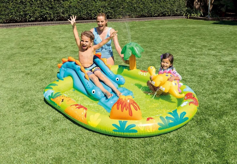 Intex Little Dino Zwembad Speelcentrum - 191 X 152 X 58 Cm 2 Intex Little Dino Zwembad Speelcentrum - 191 X 152 X 58 Cm - Afbeelding 2
