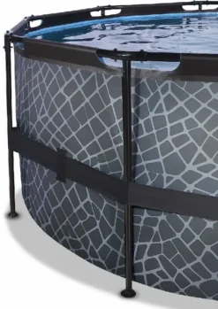 EXIT TOYS EXIT Stone Zwembad - 450 X 122 Cm - Met Zandfilterpomp En Trap -Aanbiedingen Zwembad Schoon Winkel 900 638 exit 30 27 15 00 int 3