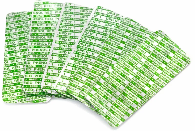 W'eau Refill Pack Voor Manuele Tester (Chloor, PH En Alkaliteit) - 60 Stuks 3 W'eau Refill Pack Voor Manuele Tester (Chloor, PH En Alkaliteit) - 60 Stuks - Afbeelding 3