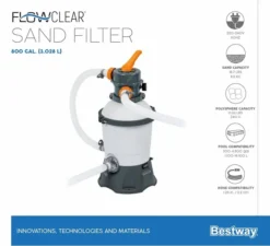 Bestway Flowclear Zandfilterpomp 3 M3/u 16 Bestway Flowclear Zandfilterpomp 3 M3/u -Aanbiedingen Zwembad Schoon Winkel bestway flowclear zandfilterpomp 3 0 m3uur 19