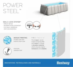 Bestway Power Steel Rectangular Zwembad - 282 X 196 X 84 Cm - Met Filterpomp En Accessoires 15 Bestway Power Steel Rectangular Zwembad - 282 X 196 X 84 Cm - Met Filterpomp En Accessoires -Aanbiedingen Zwembad Schoon Winkel bestway power steel rectangular zwembad 282 x 196 x 84 cm set 15