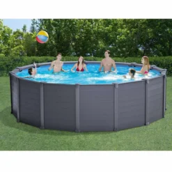 Intex Graphite Panel Pool - 478 X 124 Cm - Met Zandfilterpomp En Accessoires 13 Intex Graphite Panel Pool - 478 X 124 Cm - Met Zandfilterpomp En Accessoires -Aanbiedingen Zwembad Schoon Winkel graphite panel pool1