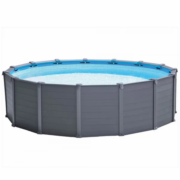 Intex Graphite Panel Pool - 478 X 124 Cm - Met Zandfilterpomp En Accessoires 2 Intex Graphite Panel Pool - 478 X 124 Cm - Met Zandfilterpomp En Accessoires - Afbeelding 2