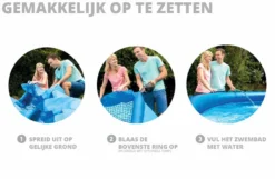 Intex Easy Set Pool - 396 X 84 Cm -Aanbiedingen Zwembad Schoon Winkel intexeasyset instructies 8