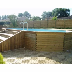 Gardipool Oblong 8.10 X 4.60 X 1.33 M Houten Zwembad -Aanbiedingen Zwembad Schoon Winkel oblong7 3