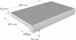 Scandi Roc Athen Randtegel - Off White -Aanbiedingen Zwembad Schoon Winkel scandi roc athen randtegel afmetingen 1