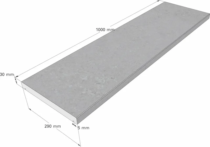 Scandi Roc Modena Randtegel - Diamond Grey 3 Scandi Roc Modena Randtegel - Diamond Grey - Afbeelding 3