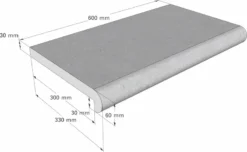 Scandi Roc Napoli Randtegel - Diamond Grey -Aanbiedingen Zwembad Schoon Winkel scandi roc napoli randtegel afmetingen 3