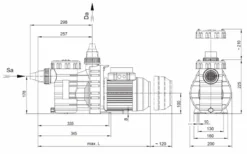 Aqua Vario Plus Variabele Zwembadpomp -Aanbiedingen Zwembad Schoon Winkel technischetekeningspeckaquavarioplus
