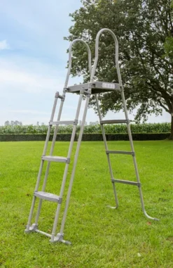 W'eau Steel Frame Zwembad - 427 X 122 Cm - Met Filterpomp En Accessoires -Aanbiedingen Zwembad Schoon Winkel w eau zwembadtrap