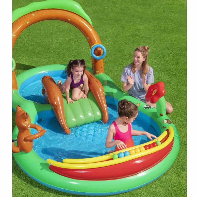 Aanbiedingen Zwembad Schoon Winkel -Aanbiedingen Zwembad Schoon Winkel Bestway Play Center Friendly Wood 295 x 199 x 130cm